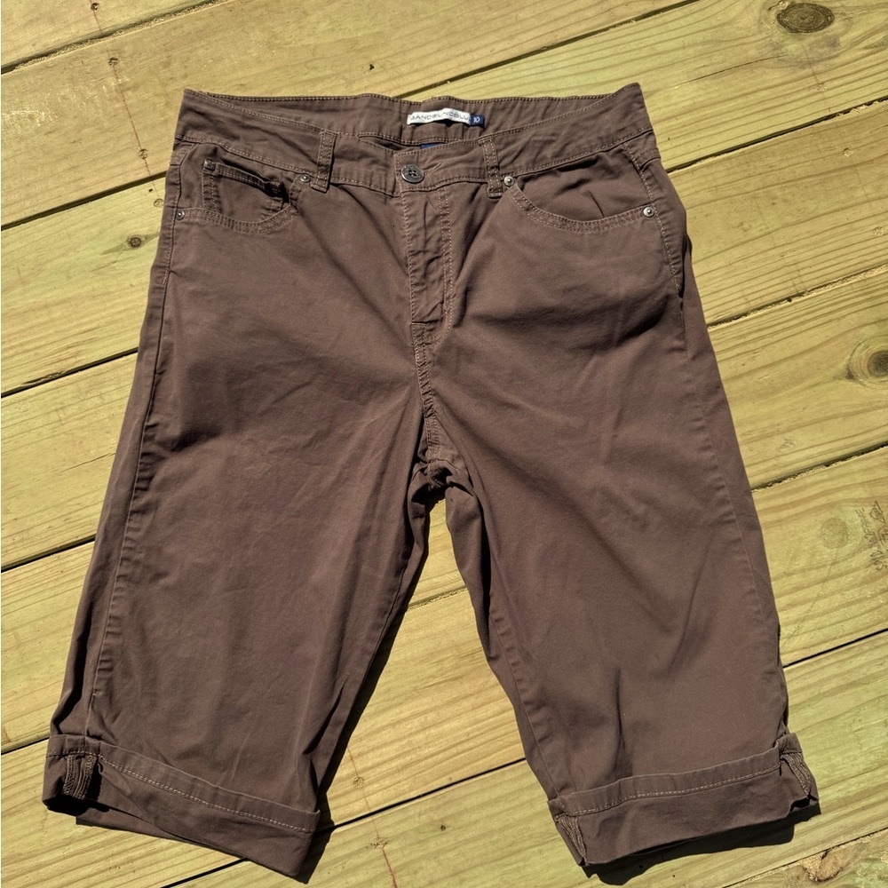 Bandolinoblu, Capris, Brown, Size 10